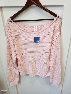 beachy knit sweater